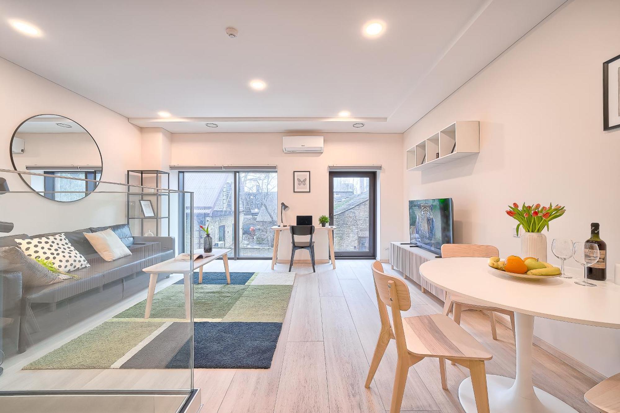 Business-Class Apartments 2 X Free Parking X Self Check In 24X7 ヴィリニュス エクステリア 写真